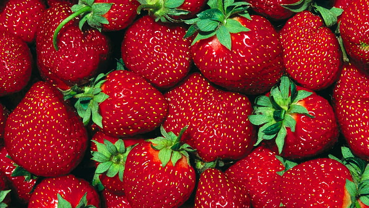 1920x1080, fruit, nature, red, strawberry, HD wallpaper