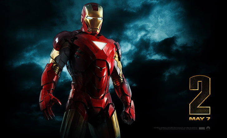 Iron Man 2, 7 de mayo Cartel de la película Marvel Iron Man 2, Películas, Iron Man, Superhéroe, iron man 2, película iron man 2, Fondo de pantalla HD