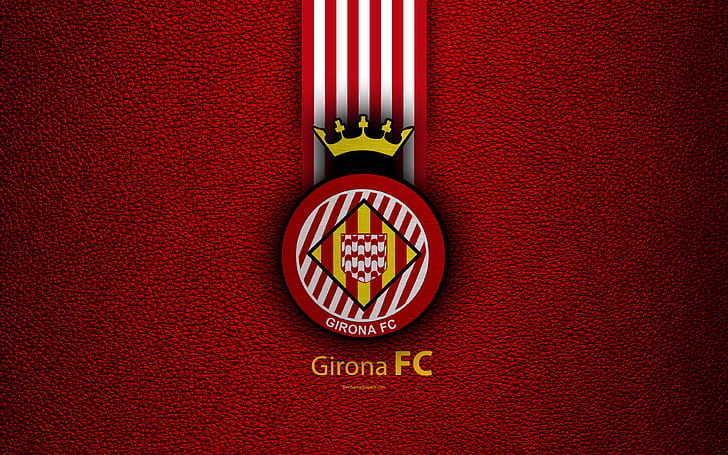 Sepak Bola, Girona FC, Emblem, Logo, Wallpaper HD