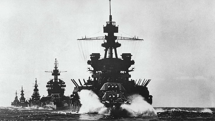 Dreadnought, United States Navy, Battleship, World War II, military, navy, HD wallpaper