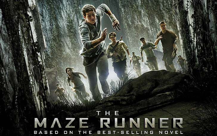 Poster The Maze Runner, wallpaper The Maze Runner, Film, Film Hollywood, hollywood, 2014, Wallpaper HD