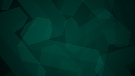 verde oscuro, minimalismo, geometría, abstracción, figura, Fondo de pantalla HD HD wallpaper
