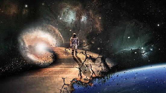الأرض ، بين النجوم (فيلم) ، الطريق ، الفضاء ، فن الفضاء ، الوقت ، الثقوب الدودية، خلفية HD HD wallpaper
