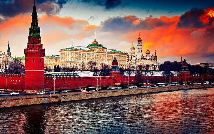 Moscou, Russie, Kremlin, Moscou, Russie, Kremlin, ville, s, Fond d'écran HD