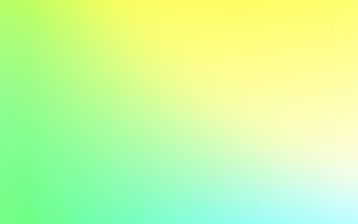 밝은, 노랑, 네온, 녹색, 맑은, 그라데이션, 흐림, HD 배경 화면