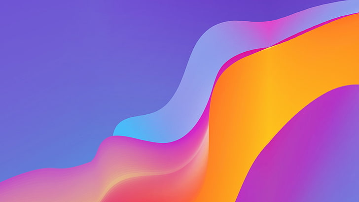 ondas abstractas, colorido, abstracto, Fondo de pantalla HD