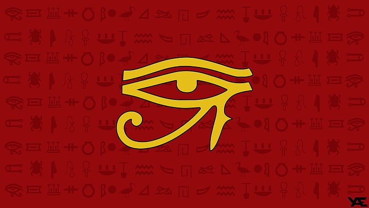Fantasia, Olho de Hórus, Egípcio, HD papel de parede