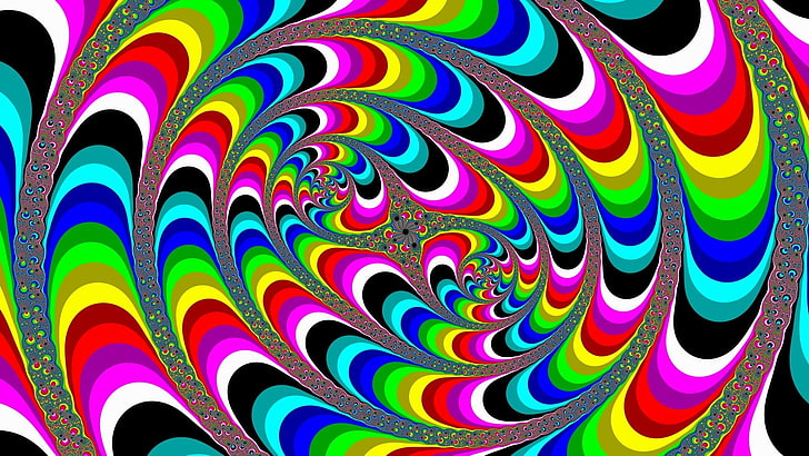 Ilusión óptica, color, línea, abstracción, alucinación, ilusión, Fondo de  pantalla HD | Wallpaperbetter