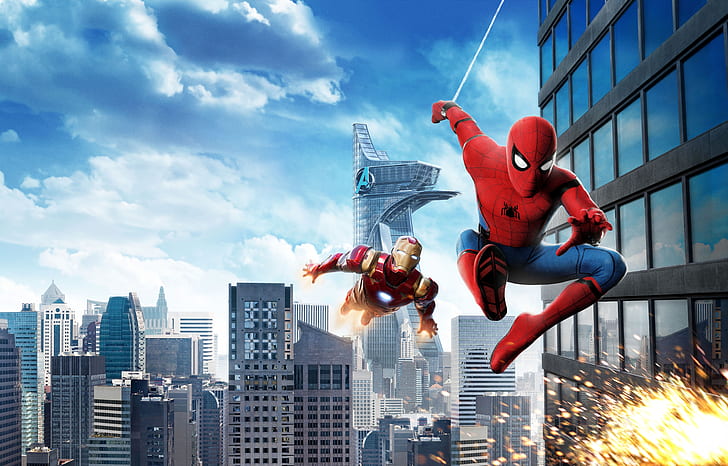 Spider-Man and Iron Man HD wallpapers free download | Wallpaperbetter