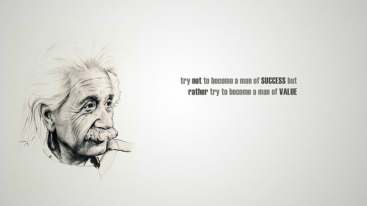 Verschiedenes, Zitat, Albert Einstein, HD-Hintergrundbild
