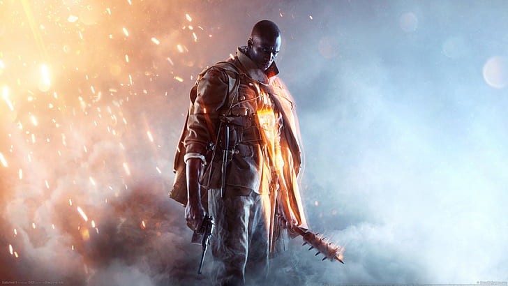 sfondo del personaggio del gioco, Battlefield 1, Gamer, Sfondo HD
