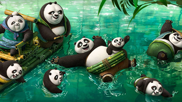 Wallpaper digital Kung Fu Panda, panda, Kung Fu Panda, Wallpaper HD