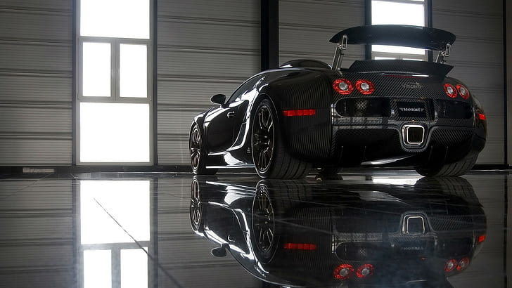 Car Photography Tail Light Bugatti Veyron Linea Vincero Doro Reflection Hd Wallpaper Wallpaperbetter
