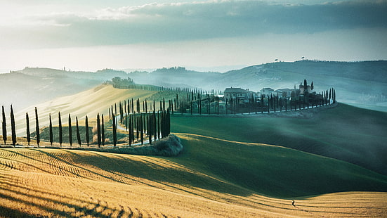 Tuscany Landscape Italy, Italy, Landscape, Tuscany, HD wallpaper HD wallpaper