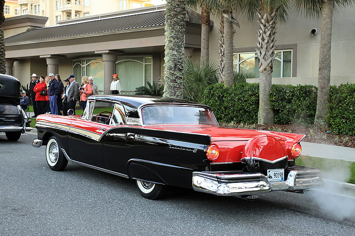 1536x1024, 1957, 500, car, classic, fairlane, ford, retro, skyliner, sport, supercar, vehicle, HD wallpaper