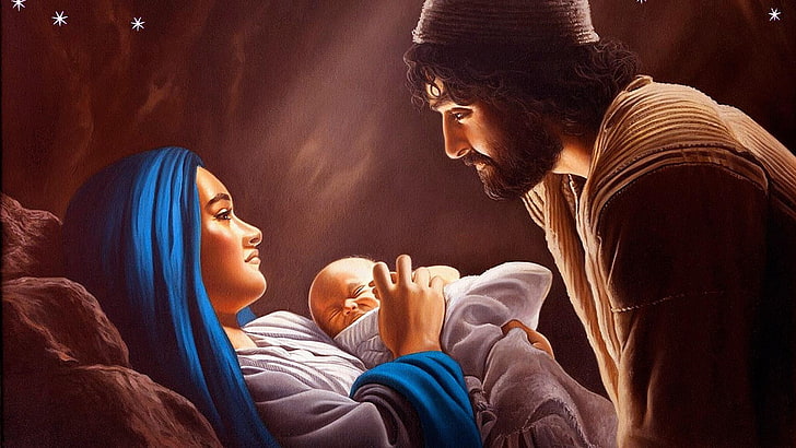 مقدس ، إنسان ، دين ، المسيح الطفل ، الرضيع ، يسوع، خلفية HD
