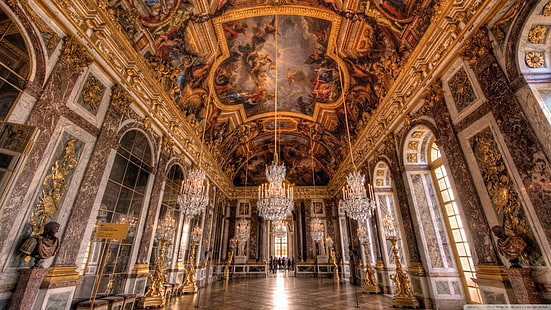 Дворци, Дворецът на Версай, Дворецът, HD тапет HD wallpaper