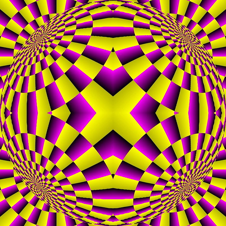 Artistic, Psychedelic, Optical Illusion, HD wallpaper