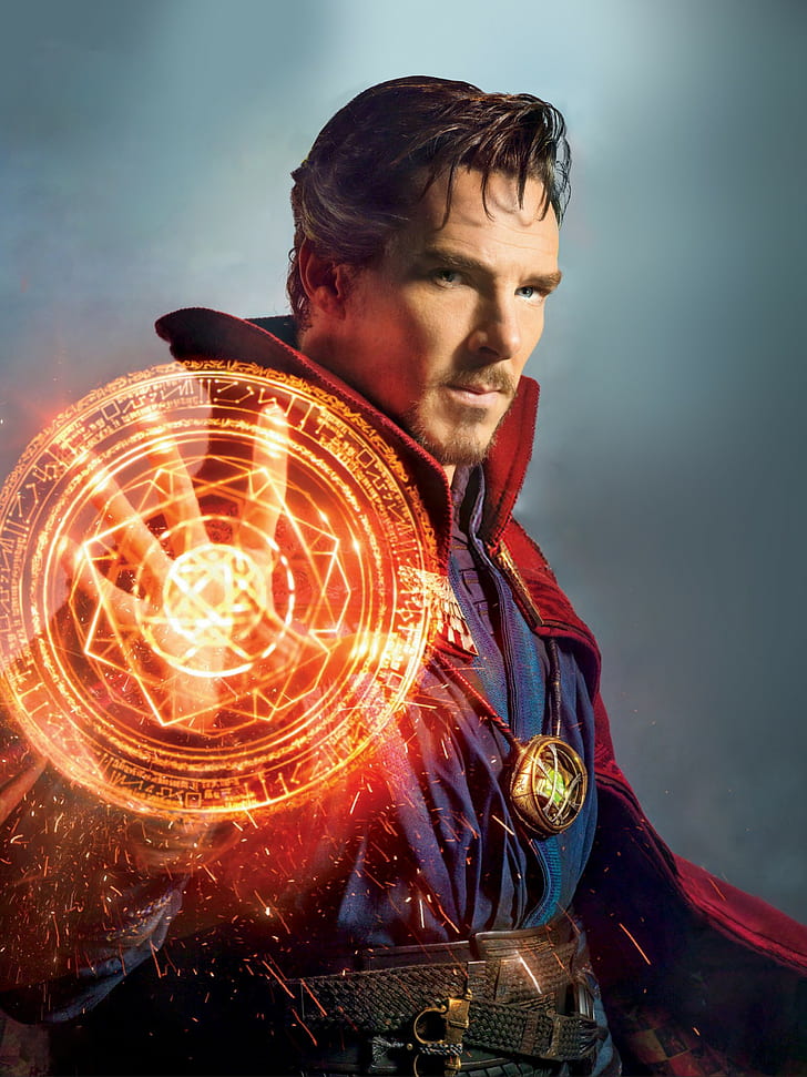 Benedict Cumberbatch, Doctor Strange, Marvel Cinematic Universe, filmer, HD tapet, telefon tapet