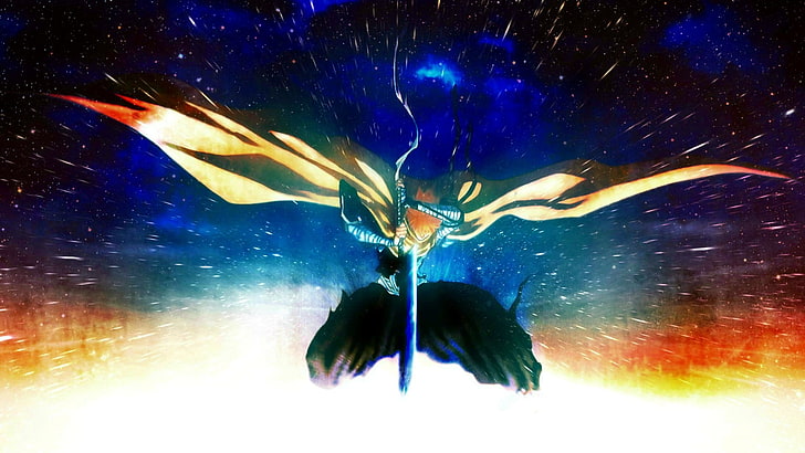 Bleach Ichigo digitale Tapete, Kurosaki Ichigo, Bleach, HD-Hintergrundbild