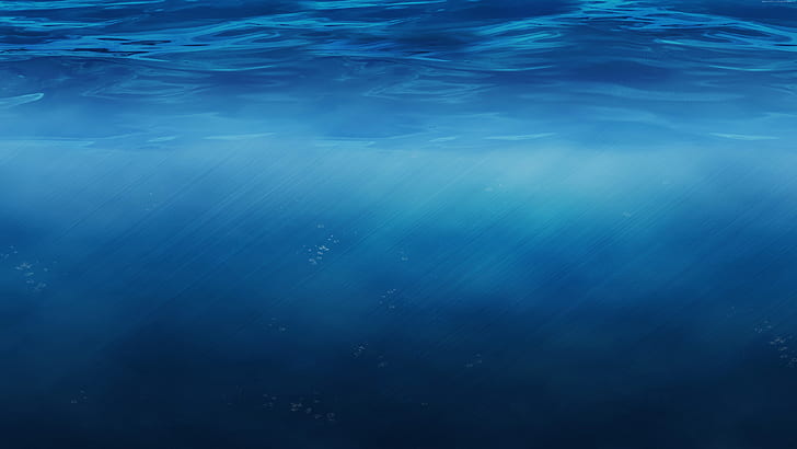 águas profundas, subaquática, 5K, HD papel de parede