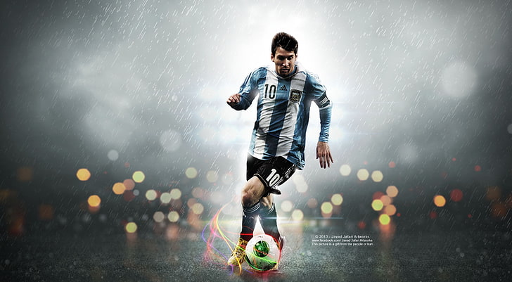 Leo Messi 10, Lionel Messi, Sport, Fotboll, HD tapet