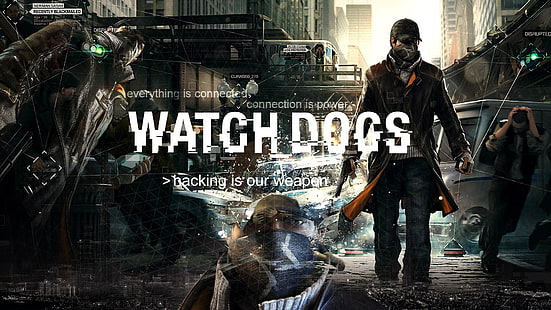 Цифров тапет на Watchdogs, Watch_Dogs, видео игри, HD тапет HD wallpaper