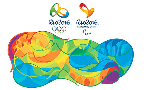 Thema der Olympischen Spiele 2016 in Rio HD Wallpaper 03, Logo der Olympischen Spiele 2016 in Rio, HD-Hintergrundbild HD wallpaper