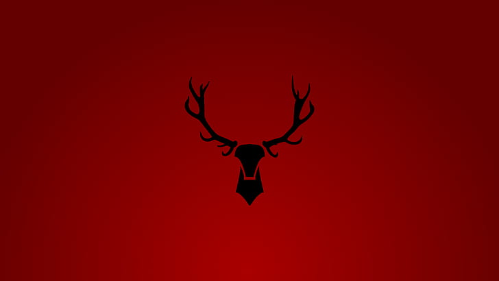 deer, red, HD wallpaper