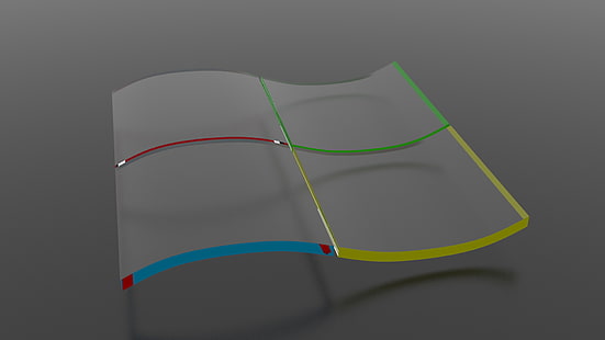 Windowsロゴ、ガラス、窓、ロゴ、 HDデスクトップの壁紙 HD wallpaper