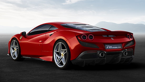 Ferrari, Ferrari F8 Tributo, Mobil, Mobil Merah, Mobil Sport, Wallpaper HD HD wallpaper