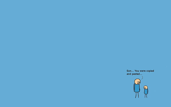minimalistic funny cyanide and happiness 1440x900  Entertainment Funny HD Art , funny, minimalistic, HD wallpaper