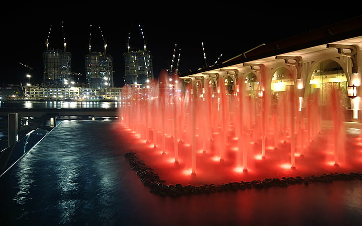 夜の時間の噴水の写真、シンガポール、シンガポール、Collyer Quay、シンガポール、写真、噴水、夜の時間、カジノ、リゾート、観光、アトラクション、ギャンブル、夜、有名な場所、建築、照らされた、川、都市の風景、都市の景観、橋-人工構造、都市、 HDデスクトップの壁紙