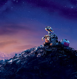 Animasi, Pixar, WALL-E, 4K, Wallpaper HD HD wallpaper