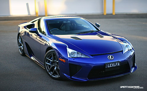 blau, autos, lexus, lfa, HD-Hintergrundbild HD wallpaper