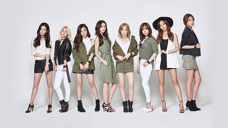 SNSD, SNSD Seohyun, SNSD Hyoyeon, SNSD Tiffany, SNSD Yoona, SNSD Taeyeon, SNSD Sunny, SNSD Yuri, SNSD Sooyoung, Girls 'Generation, asiáticas, coreanas, K-pop, mujeres coreanas, Fondo de pantalla HD