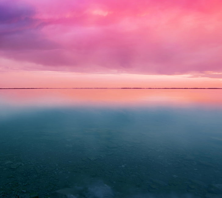 różowe chmury szeroki ekran, Tapety HD