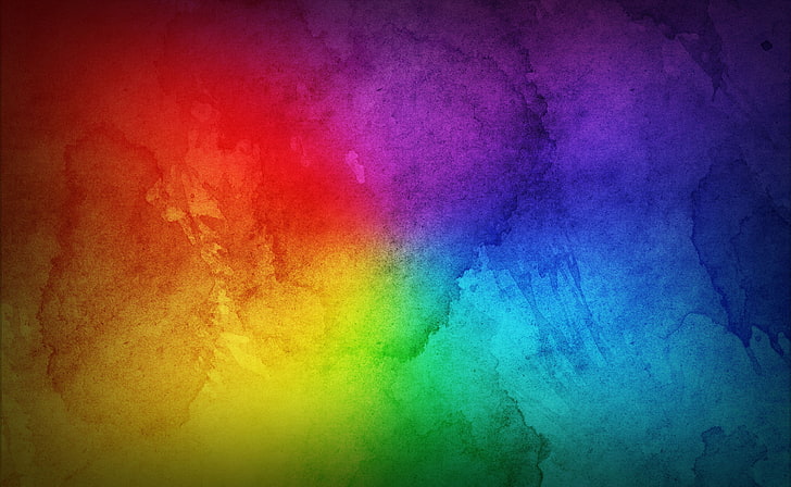 Rainbow, абстрактни тапети, Aero, Rainbow, HD тапет