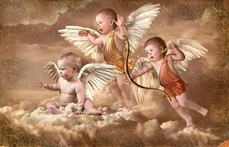 写真 子供 天使 赤ちゃん キューピッド 操作 翼 Hdデスクトップの壁紙 Wallpaperbetter