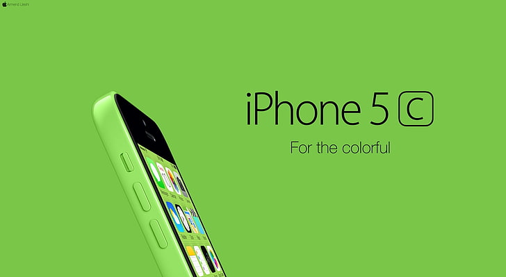 iPhone 5C Green للألوان ، أجهزة الكمبيوتر ، Mac ، Apple ، الأخضر ، iPhone ، iphone 5c، خلفية HD