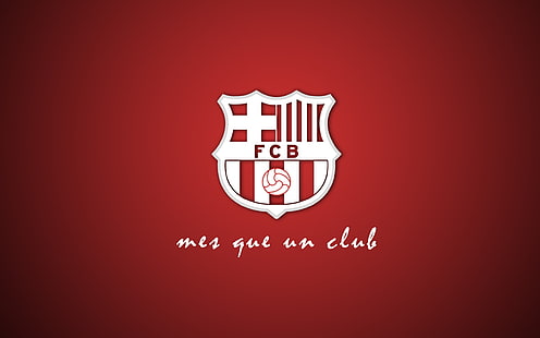 FCB logo, FC Barcelona, Football club, HD, HD wallpaper HD wallpaper