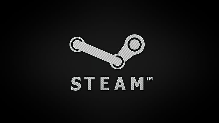 градиент, Steam (софтуер), лого, типография, HD тапет