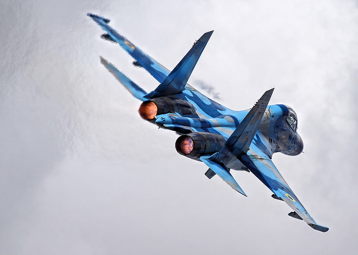 전투기, 다목적, 플 랑커, Su-27, HD 배경 화면