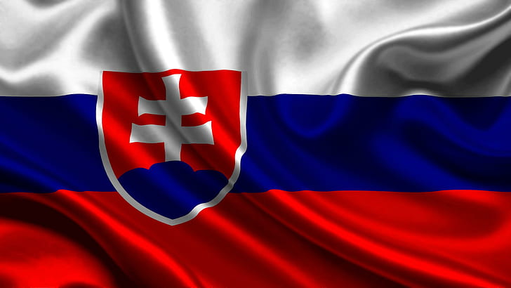 Slovakia, negara, simbol, tekstur, bendera, slovakia, 3d dan abstrak, Wallpaper HD