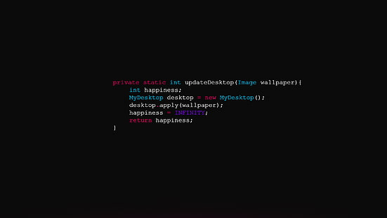 testo bianco, rosso e blu su sfondo nero, schermo del computer, codice, programmazione, PHP, Sfondo HD HD wallpaper