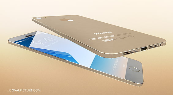 Altın iPhone 6, altın iPhone 7, Bilgisayar, Donanım, elma, tasarım, iphone, hava, teknoloji, yenilik, full hd, iphone 6, iphonegold, altın, HD masaüstü duvar kağıdı HD wallpaper