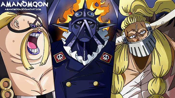 One Piece, Jack (One Piece), King the Wildfire, Queen the Plague, HD wallpaper