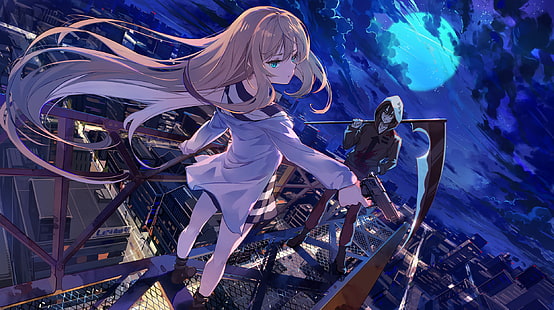 Anime, Engel des Todes, Rachel Gardner, Satsuriku no Tenshi, Zack (Engel des Todes), HD-Hintergrundbild HD wallpaper