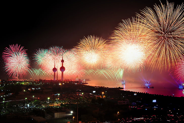 Кувейт, День Освобождения, Национальный День Фейерверков, Hd Обои 4062 × 2724, HD обои