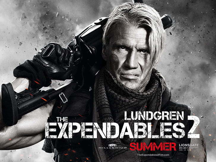 Dolph Lundgren in The Expendables 2, Dolph, Lundgren, Expendables, HD wallpaper